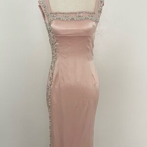 Custom made vintage beaded dress